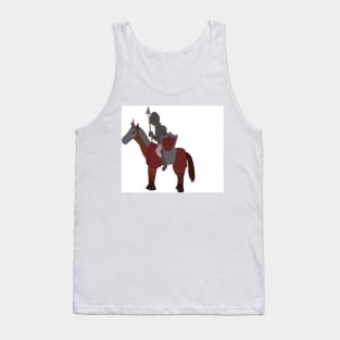 Formidable knight on a horse Tank Top